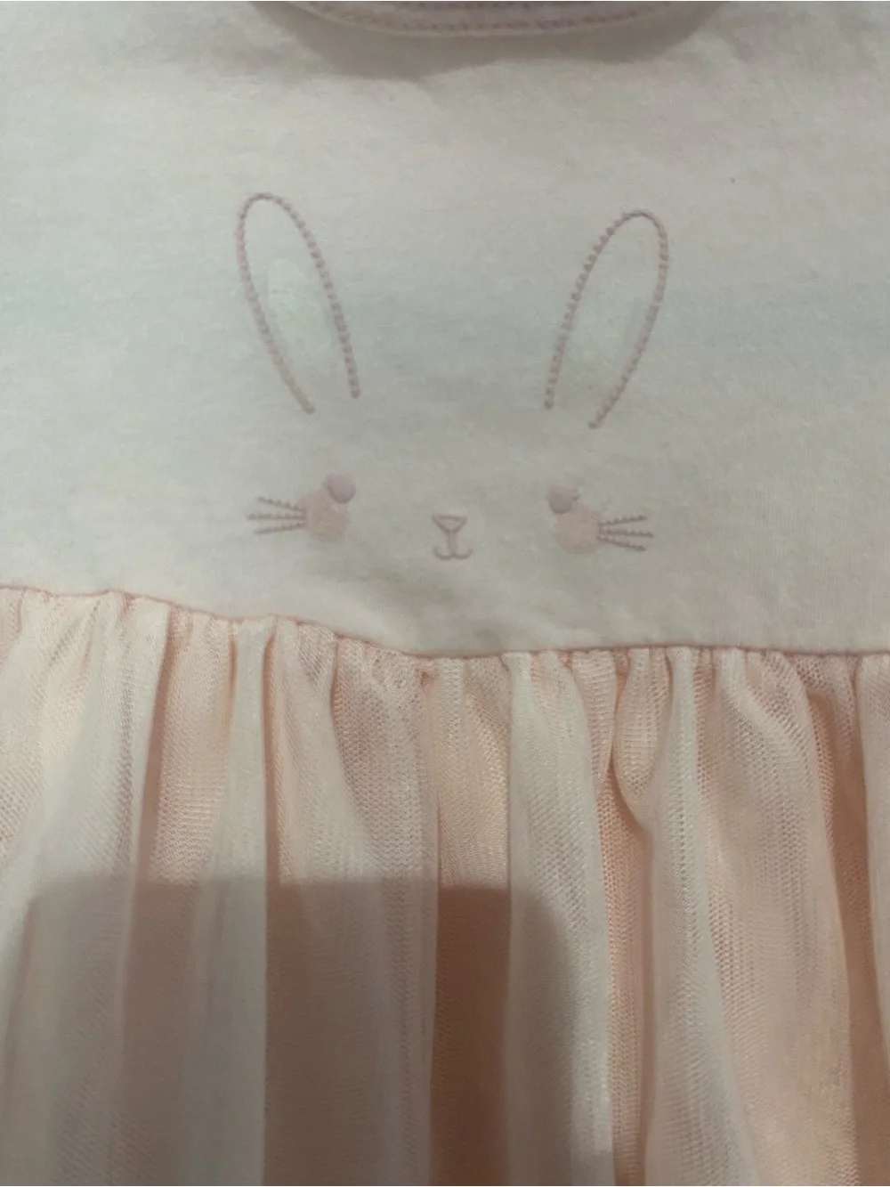 Carter's Light Pink Bunny Tulle Dress